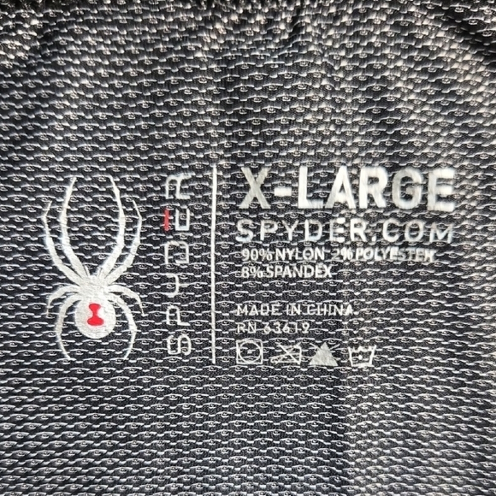 Spyder Black Boxer Briefs Moisture-Wicking Performance - Picture 3 of 4